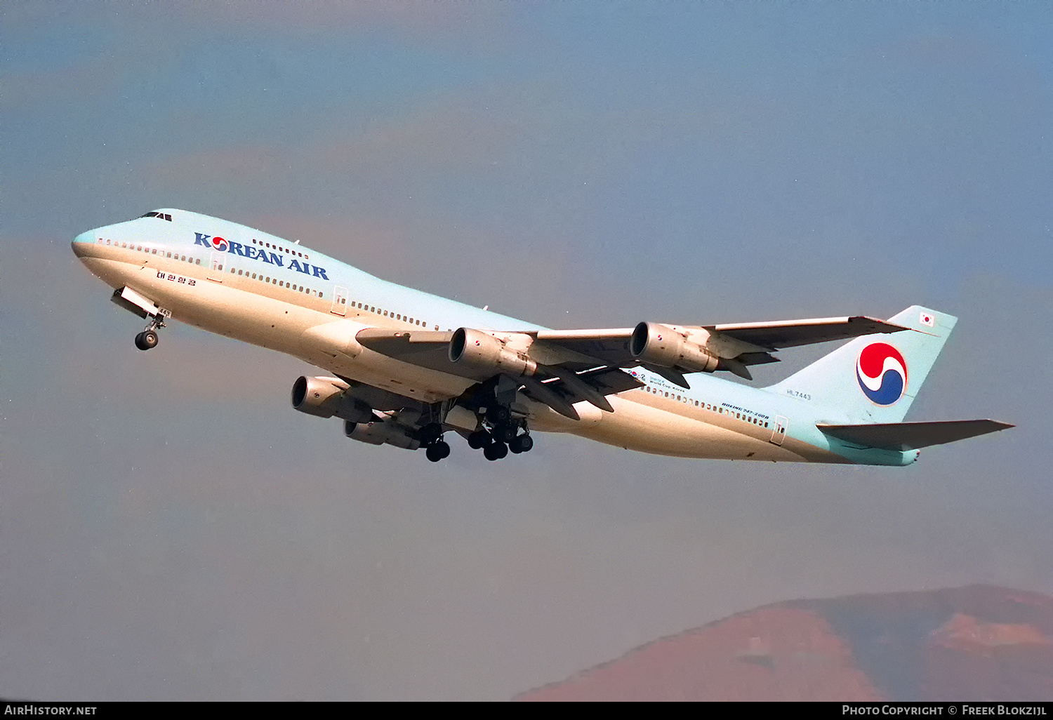 Aircraft Photo of HL7443 | Boeing 747-2B5B | Korean Air | AirHistory.net #370083