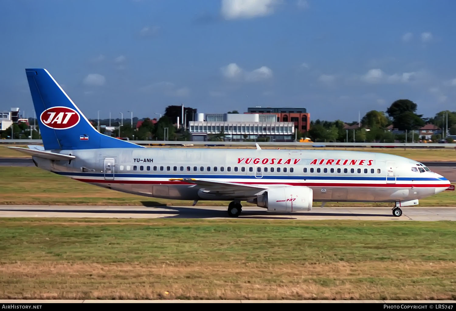 Aircraft Photo of YU-ANH | Boeing 737-3H9 | JAT Yugoslav Airlines - Jugoslovenski Aerotransport | AirHistory.net #370087