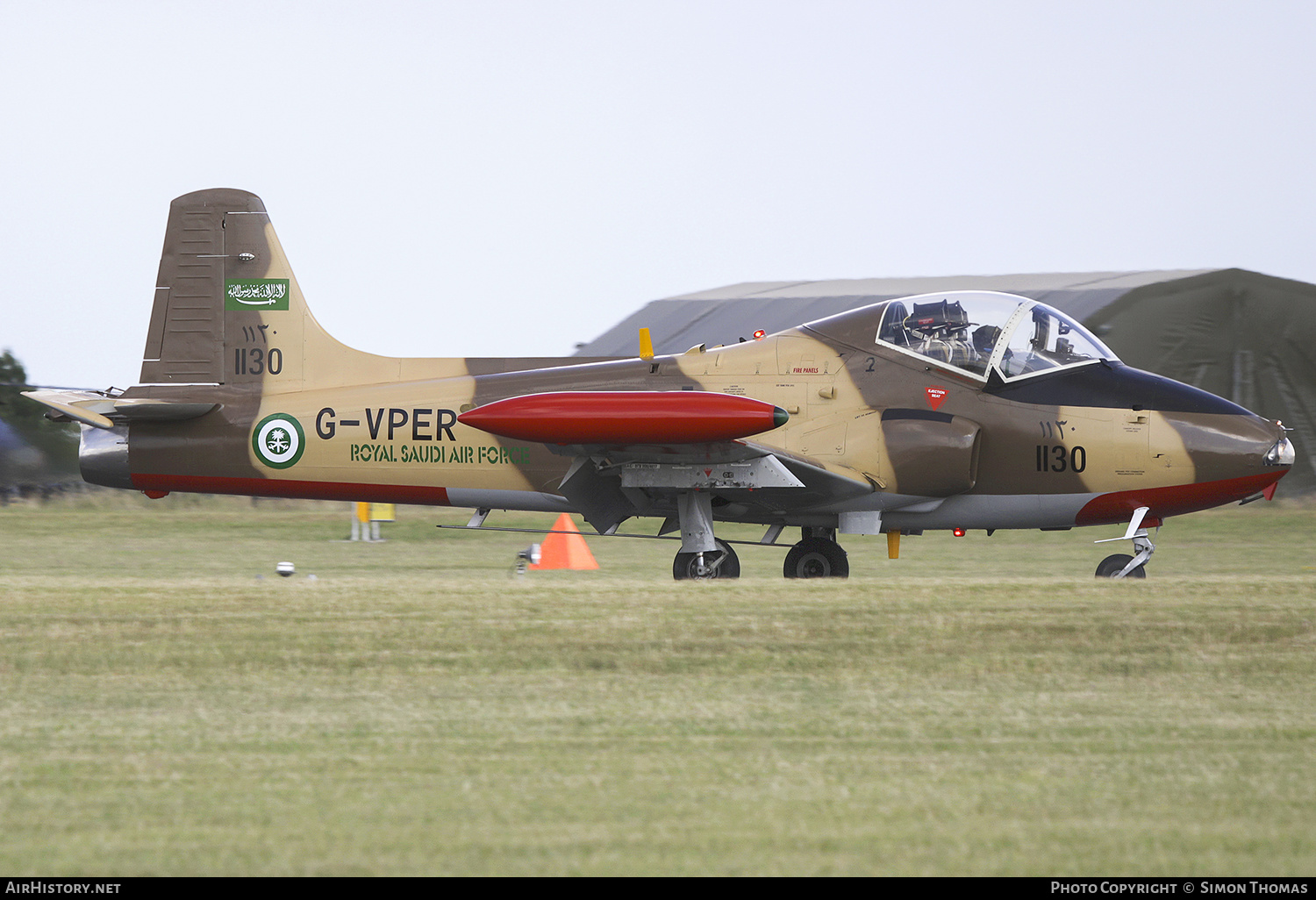 Aircraft Photo of G-VPER / 1130 | BAC 167 Strikemaster Mk80A | Saudi Arabia - Air Force | AirHistory.net #370102