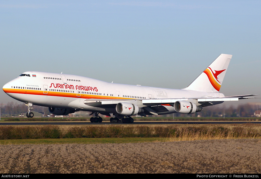 Aircraft Photo of PZ-TCM | Boeing 747-306M | Surinam Airways | AirHistory.net #370115