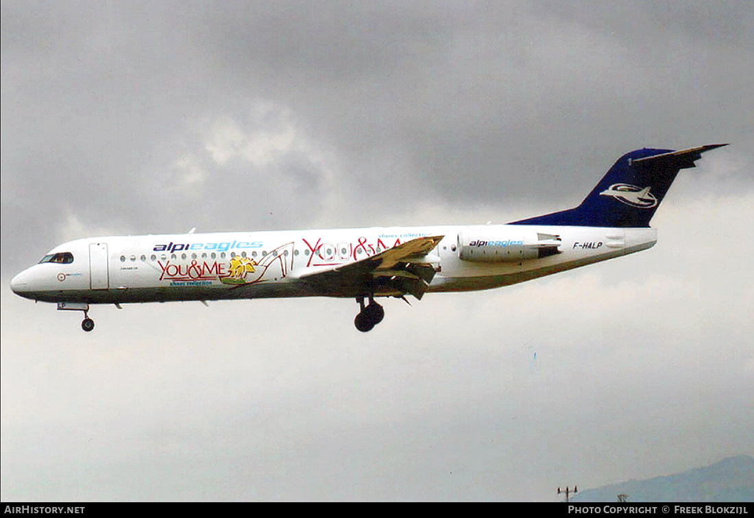 Aircraft Photo of F-HALP | Fokker 100 (F28-0100) | Alpi Eagles | AirHistory.net #370123