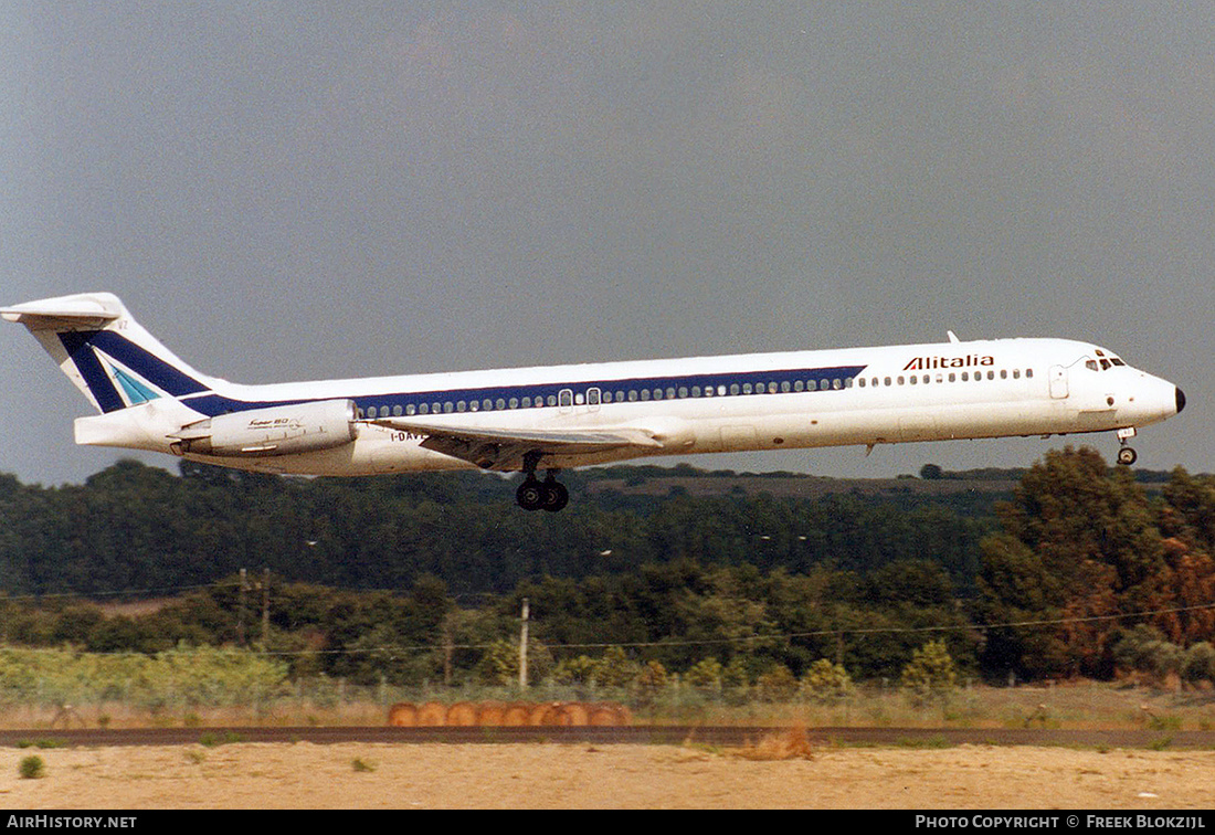 Aircraft Photo of I-DAVZ | McDonnell Douglas MD-82 (DC-9-82) | Alitalia | AirHistory.net #370128