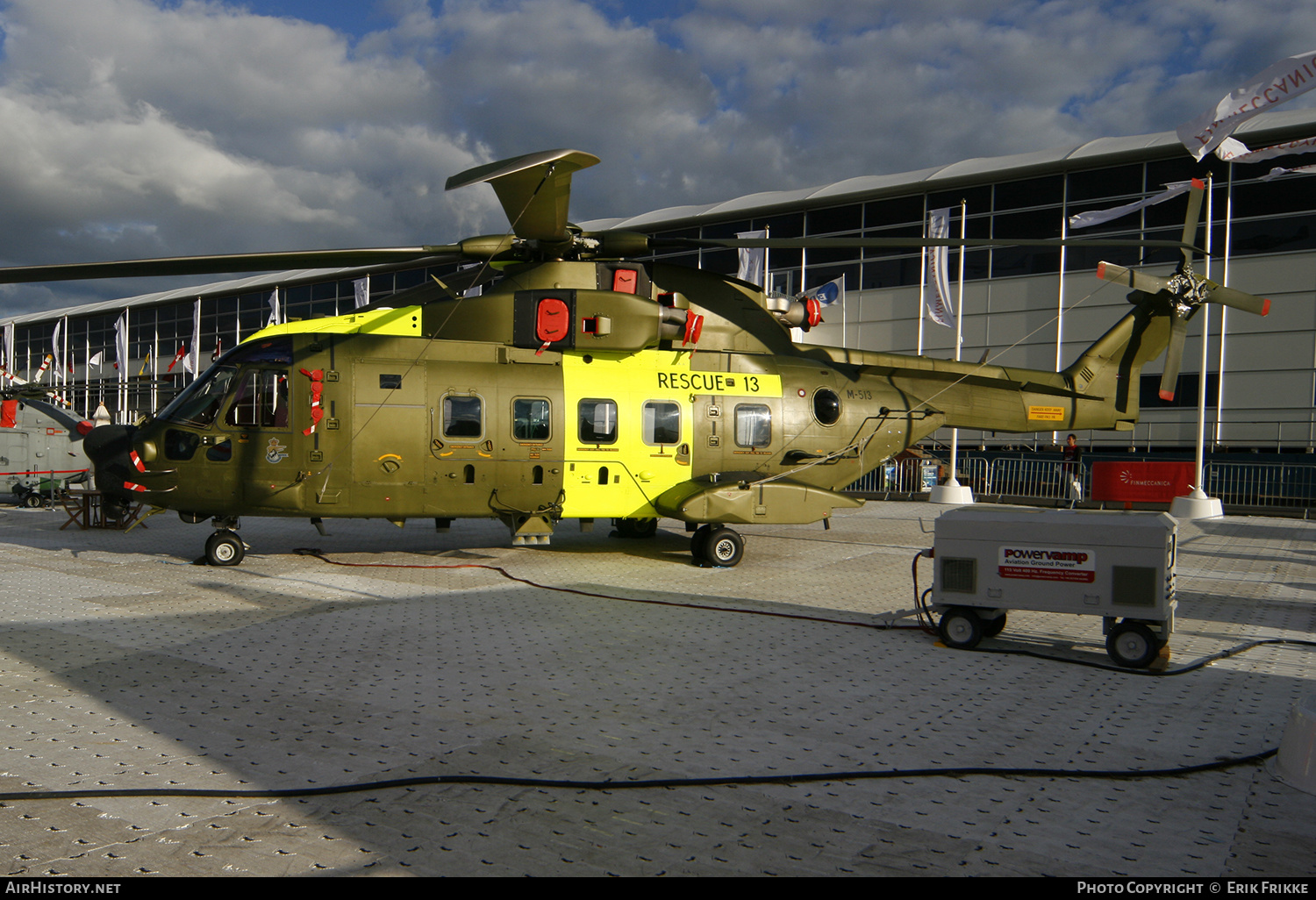 Aircraft Photo of M-513 | AgustaWestland EH101-512 Merlin Joint Supporter | Denmark - Air Force | AirHistory.net #370138