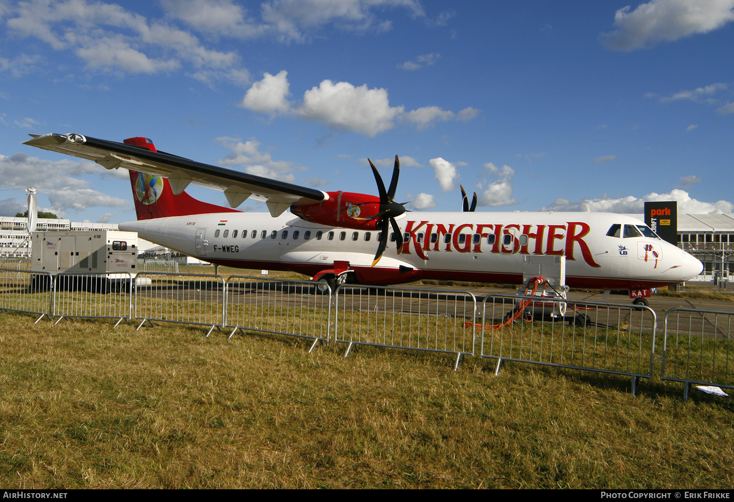 Aircraft Photo of F-WWEG | ATR ATR-72-500 (ATR-72-212A) | Kingfisher Airlines | AirHistory.net #370155