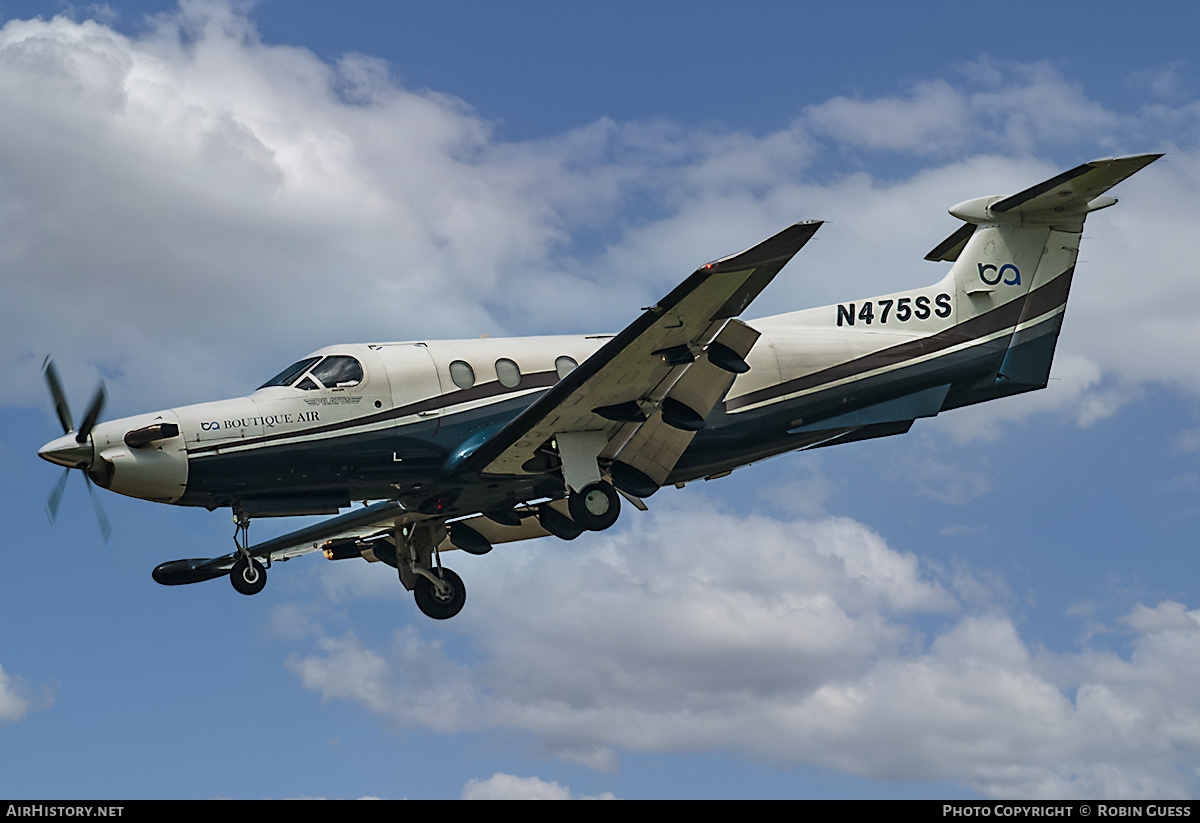 Aircraft Photo of N475SS | Pilatus PC-12/47 | Boutique Air | AirHistory.net #370171