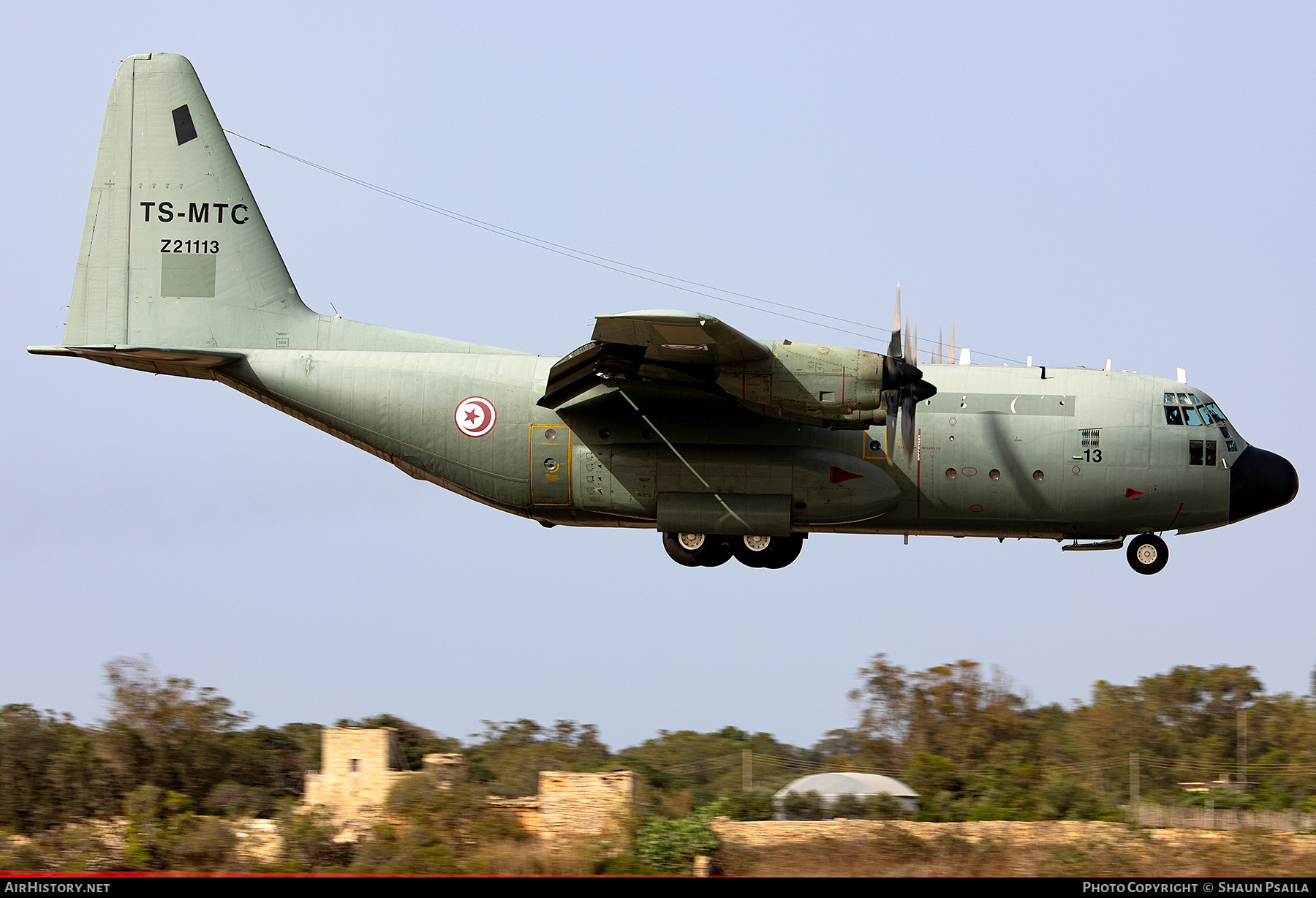 Aircraft Photo of Z21113 / TS-MTC | Lockheed C-130B Hercules (L-282) | Tunisia - Air Force | AirHistory.net #370191