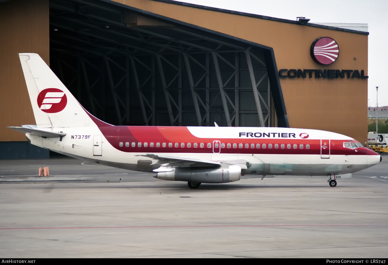 Aircraft Photo of N7379F | Boeing 737-2C0 | Frontier Airlines | AirHistory.net #370209