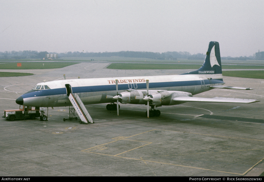Aircraft Photo of G-AWOV | Canadair CL-44D4-1 | Tradewinds Airways | AirHistory.net #370223