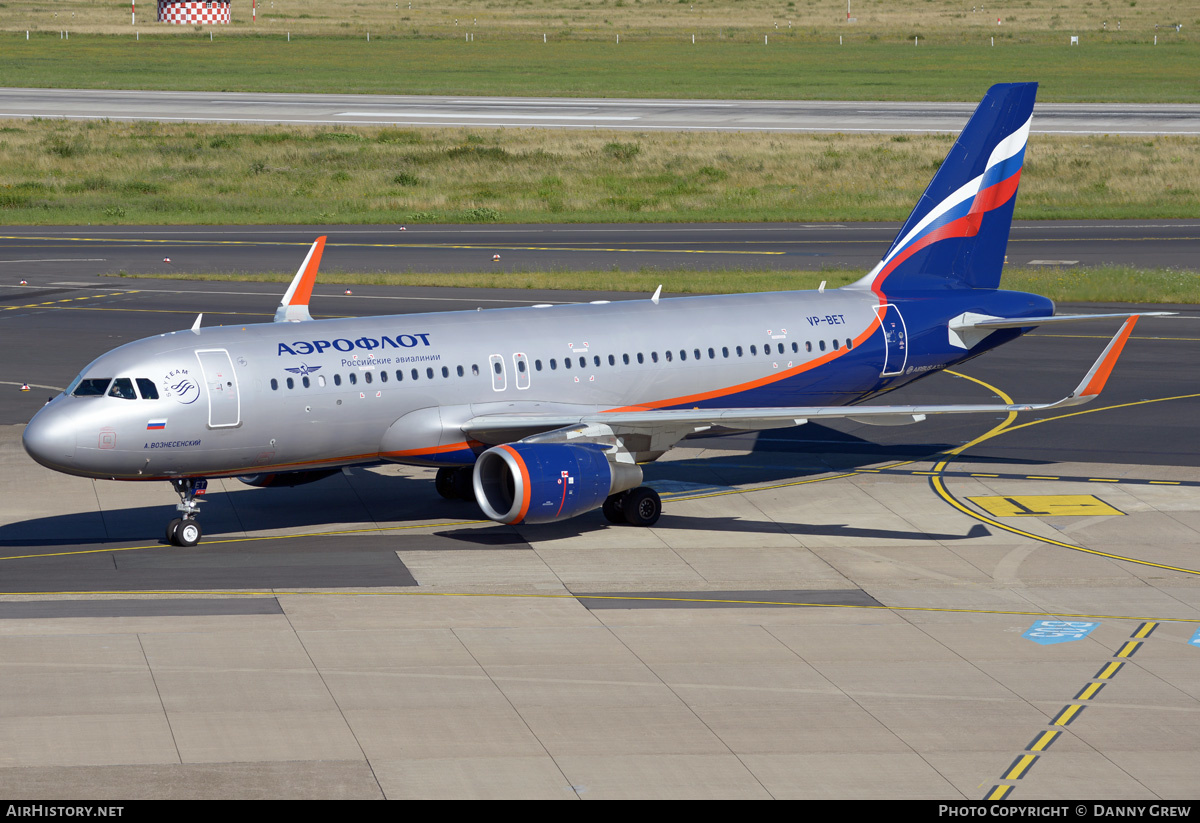 Aircraft Photo of VP-BET | Airbus A320-214 | Aeroflot - Russian Airlines | AirHistory.net #370228