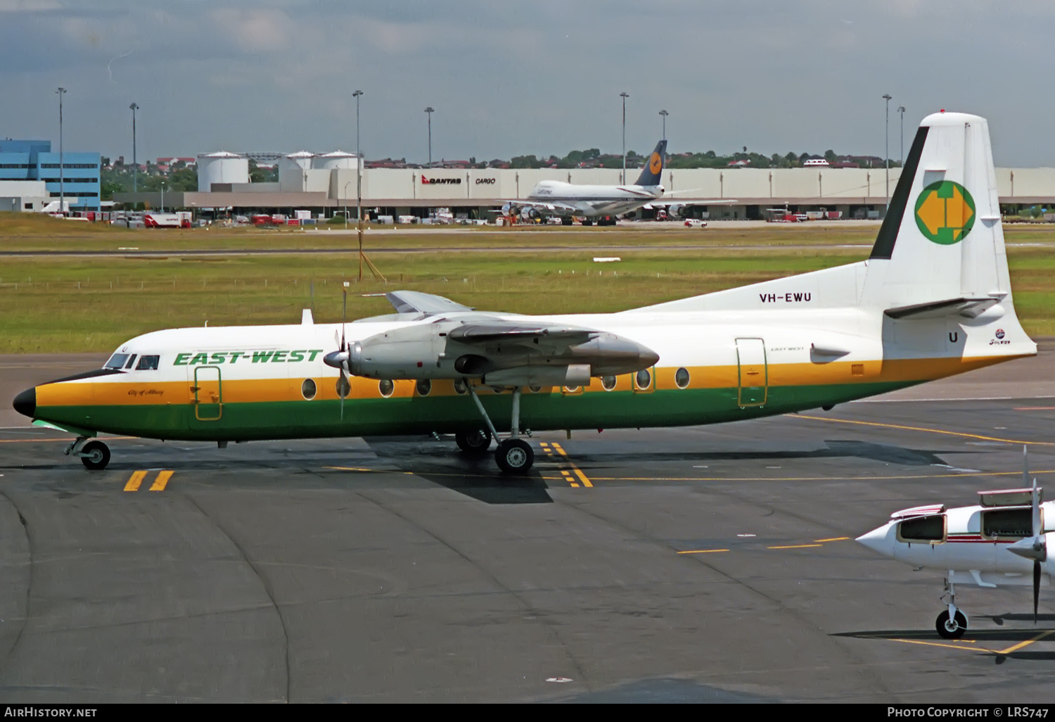 Aircraft Photo of VH-EWU | Fokker F27-500 Friendship | East-West Airlines | AirHistory.net #370241