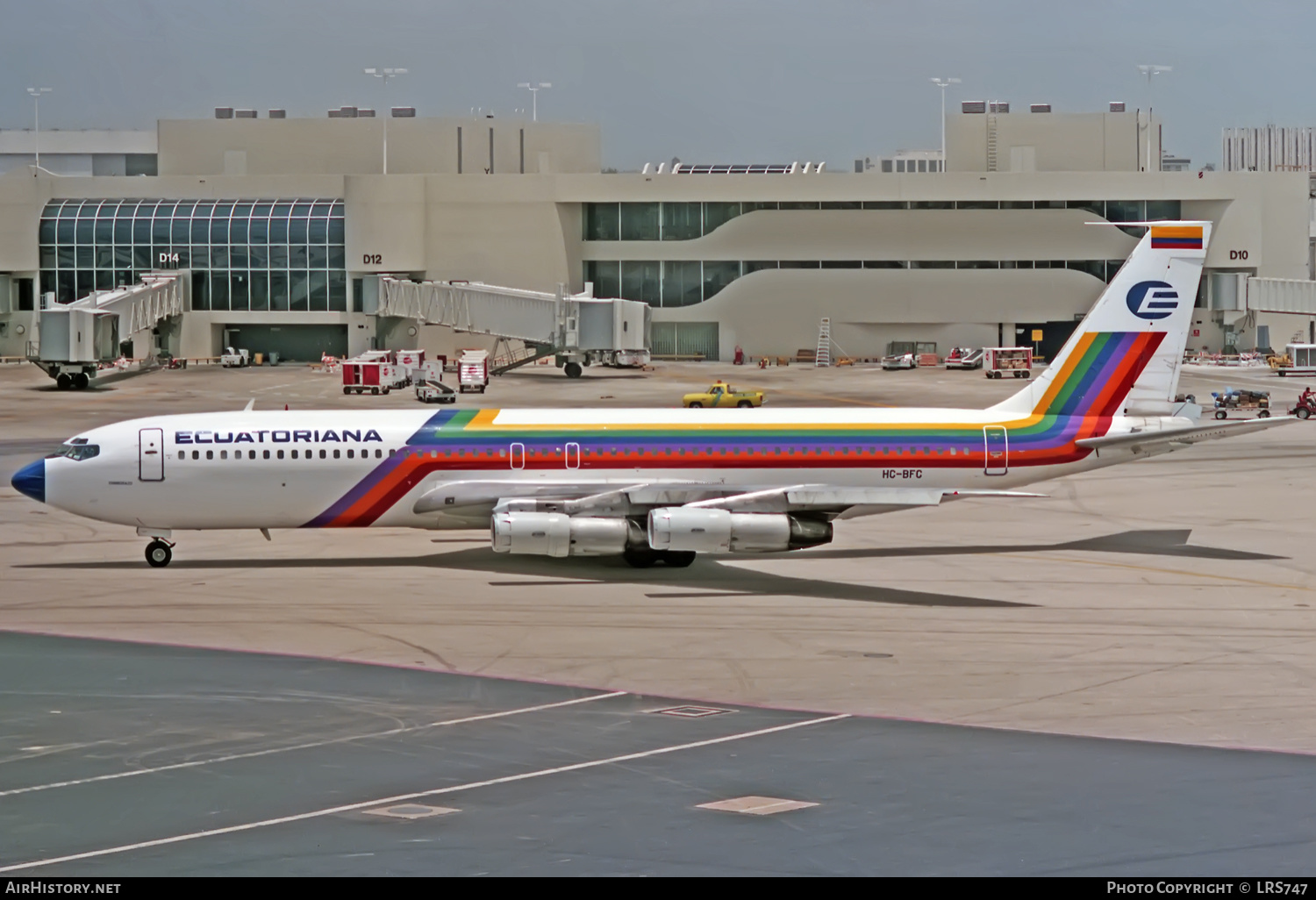 Aircraft Photo of HC-BFC | Boeing 707-321B | Ecuatoriana | AirHistory.net #370244