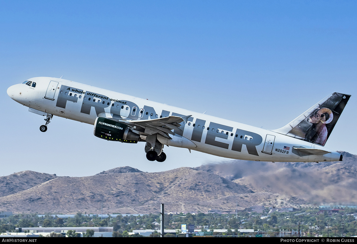 Aircraft Photo of N202FR | Airbus A320-214 | Frontier Airlines | AirHistory.net #370247