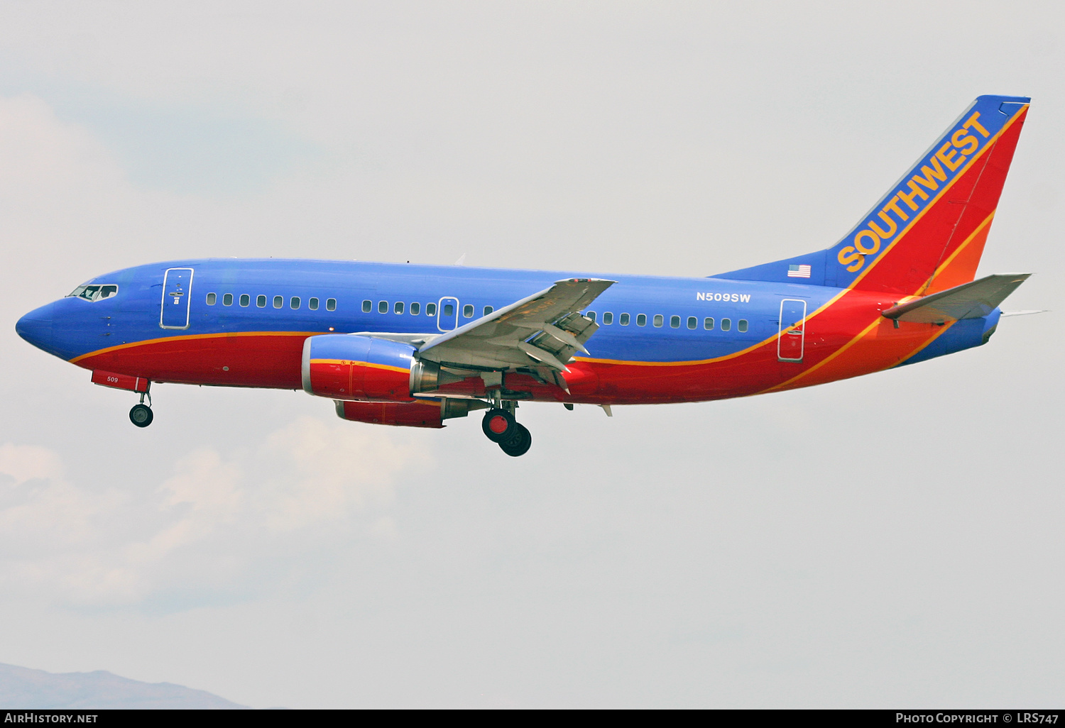 Aircraft Photo of N509SW | Boeing 737-5H4 | Southwest Airlines | AirHistory.net #370262