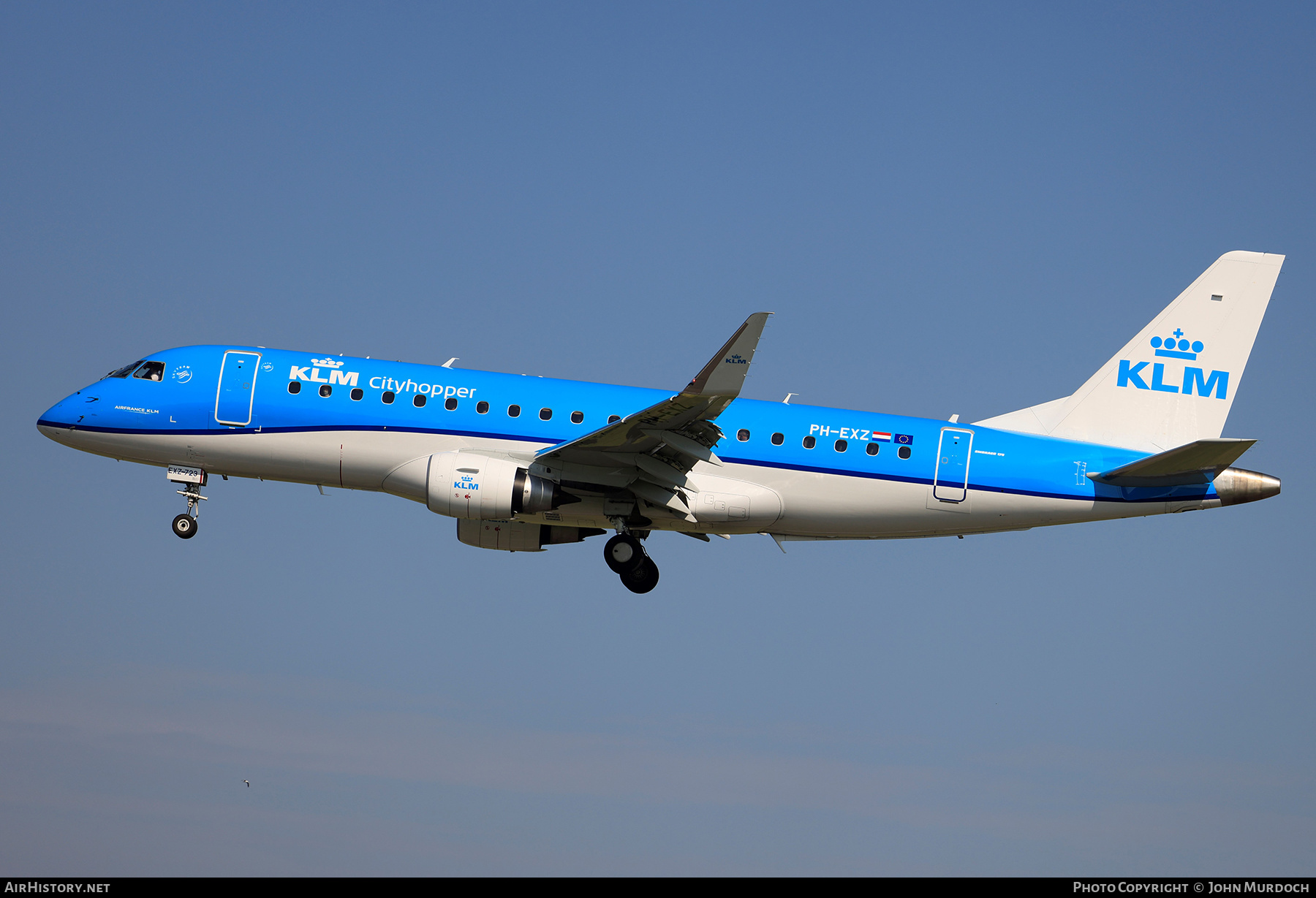 Aircraft Photo of PH-EXZ | Embraer 175STD (ERJ-170-200STD) | KLM Cityhopper | AirHistory.net #370266
