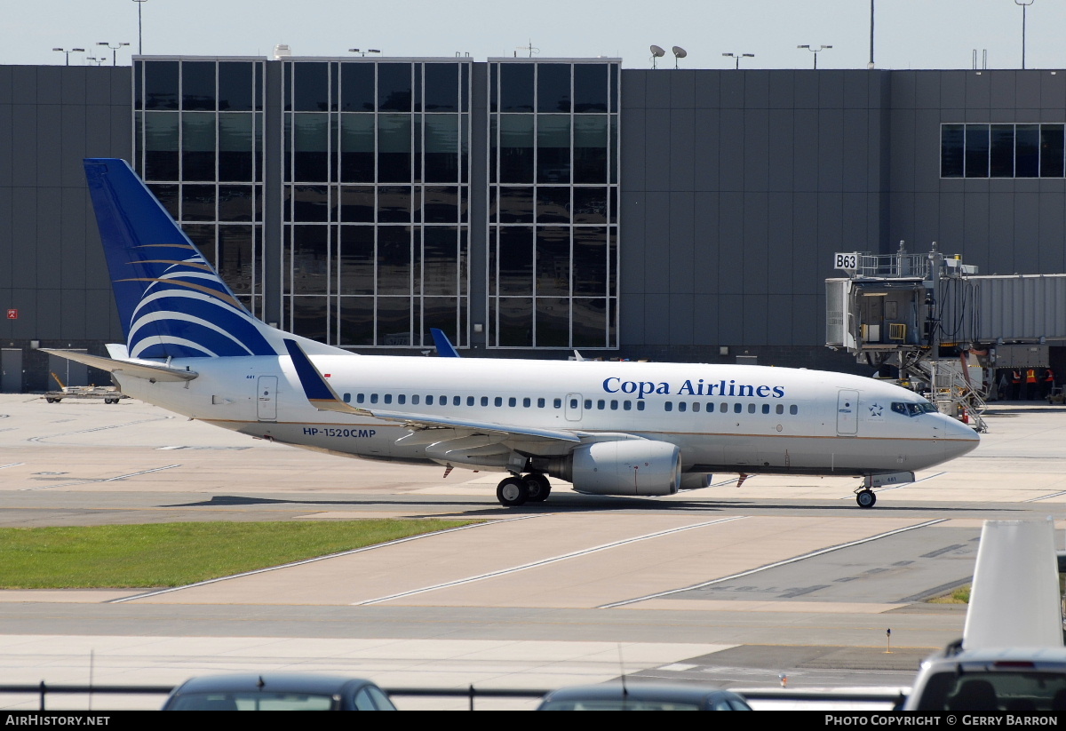 Aircraft Photo of HP-1520CMP | Boeing 737-7V3 | Copa Airlines | AirHistory.net #370281