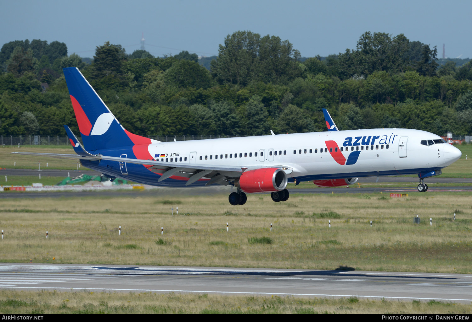 Aircraft Photo of D-AZUG | Boeing 737-9GP/ER | Azur Air | AirHistory.net #370300