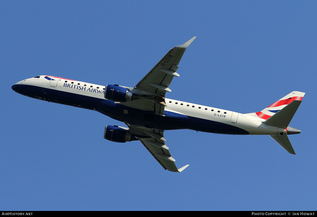 Aircraft Photo of G-LCYR | Embraer 190SR (ERJ-190-100SR) | British Airways | AirHistory.net #370307