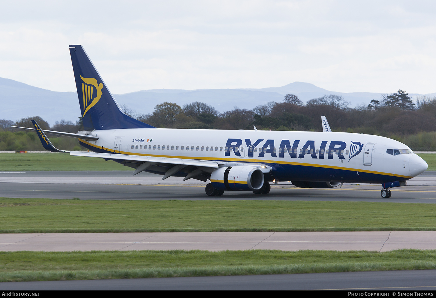 Aircraft Photo of EI-DAE | Boeing 737-8AS | Ryanair | AirHistory.net #370312