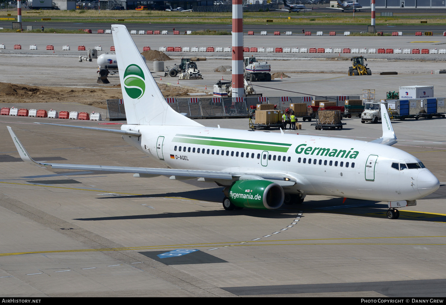 Aircraft Photo of D-AGEL | Boeing 737-75B | Germania | AirHistory.net #370315