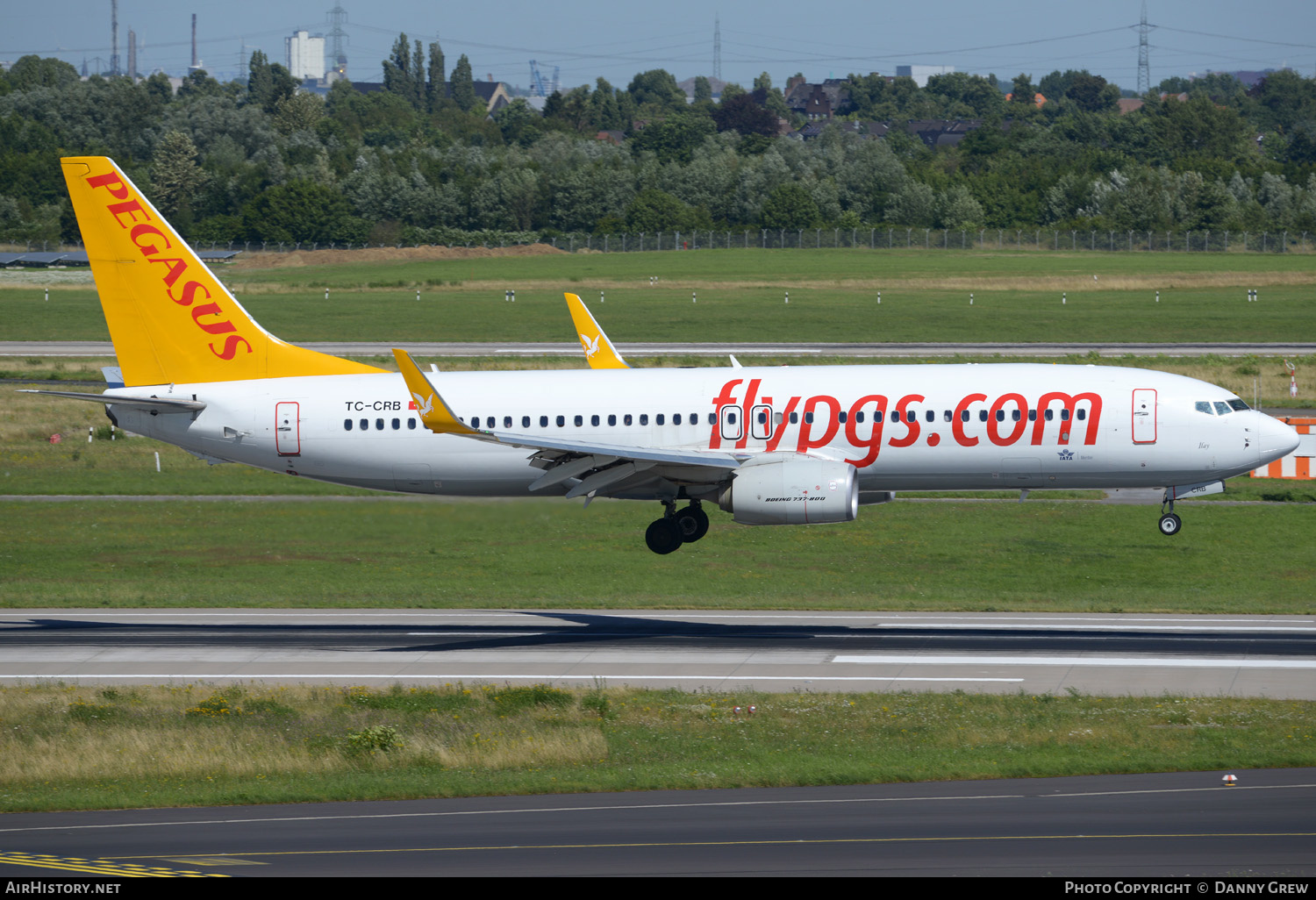 Aircraft Photo of TC-CRB | Boeing 737-8AL | Pegasus Airlines | AirHistory.net #370330