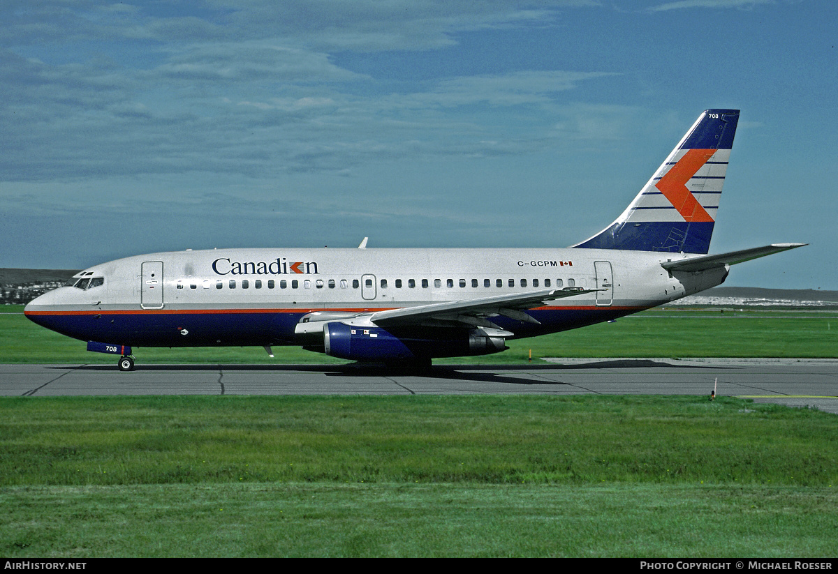 Aircraft Photo of C-GCPM | Boeing 737-217/Adv | Canadian Airlines | AirHistory.net #370350