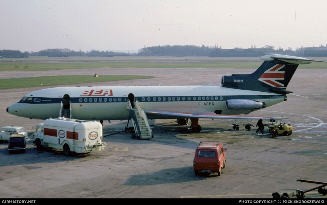 Aircraft Photo of G-ARPG | Hawker Siddeley HS-121 Trident 1C | BEA - British European Airways | AirHistory.net #370352