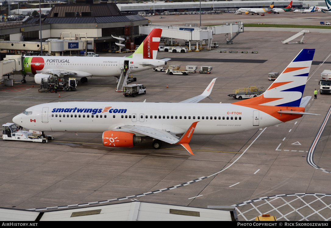 Aircraft Photo of C-FTOH | Boeing 737-8HX | Smartwings | AirHistory.net #370378