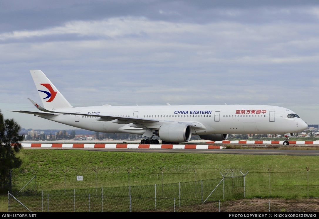 Aircraft Photo of B-304D | Airbus A350-941 | China Eastern Airlines | AirHistory.net #370387