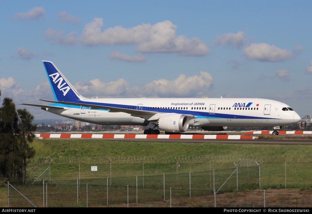 Aircraft Photo of JA888A | Boeing 787-9 Dreamliner | All Nippon Airways - ANA | AirHistory.net #370389