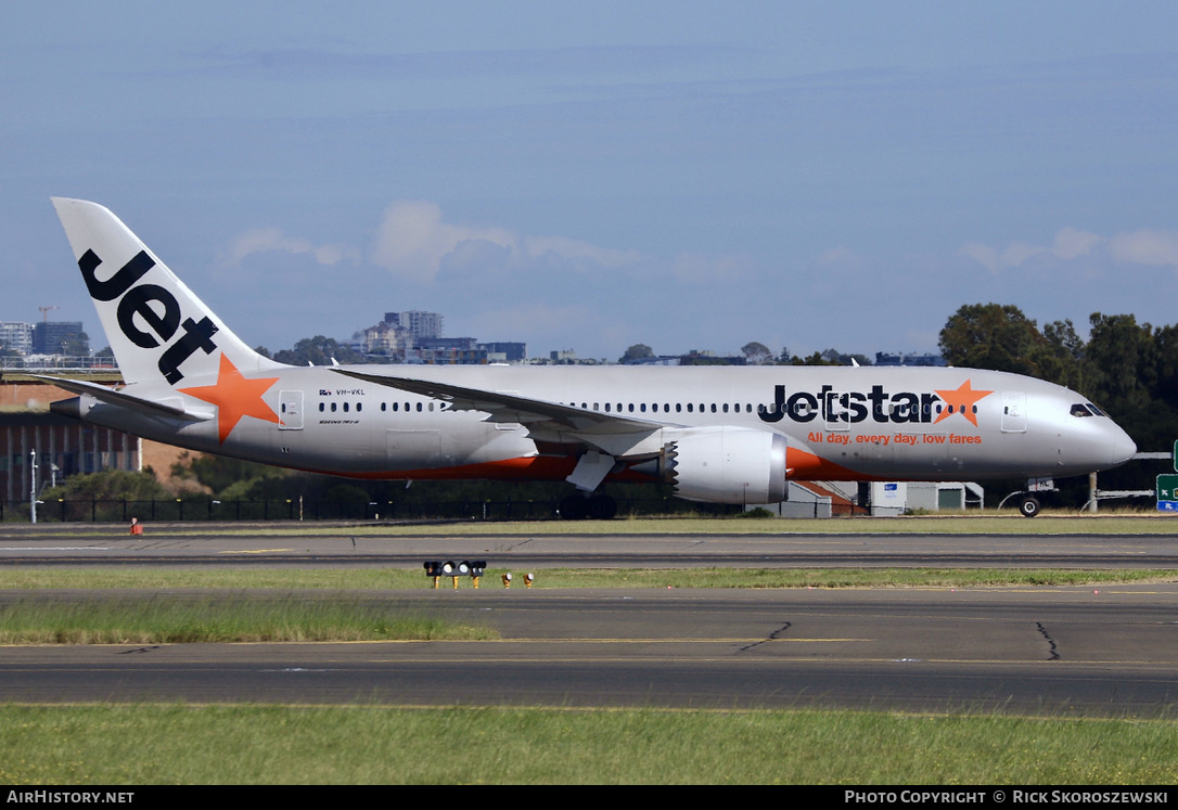 Aircraft Photo of VH-VKL | Boeing 787-8 Dreamliner | Jetstar Airways | AirHistory.net #370390