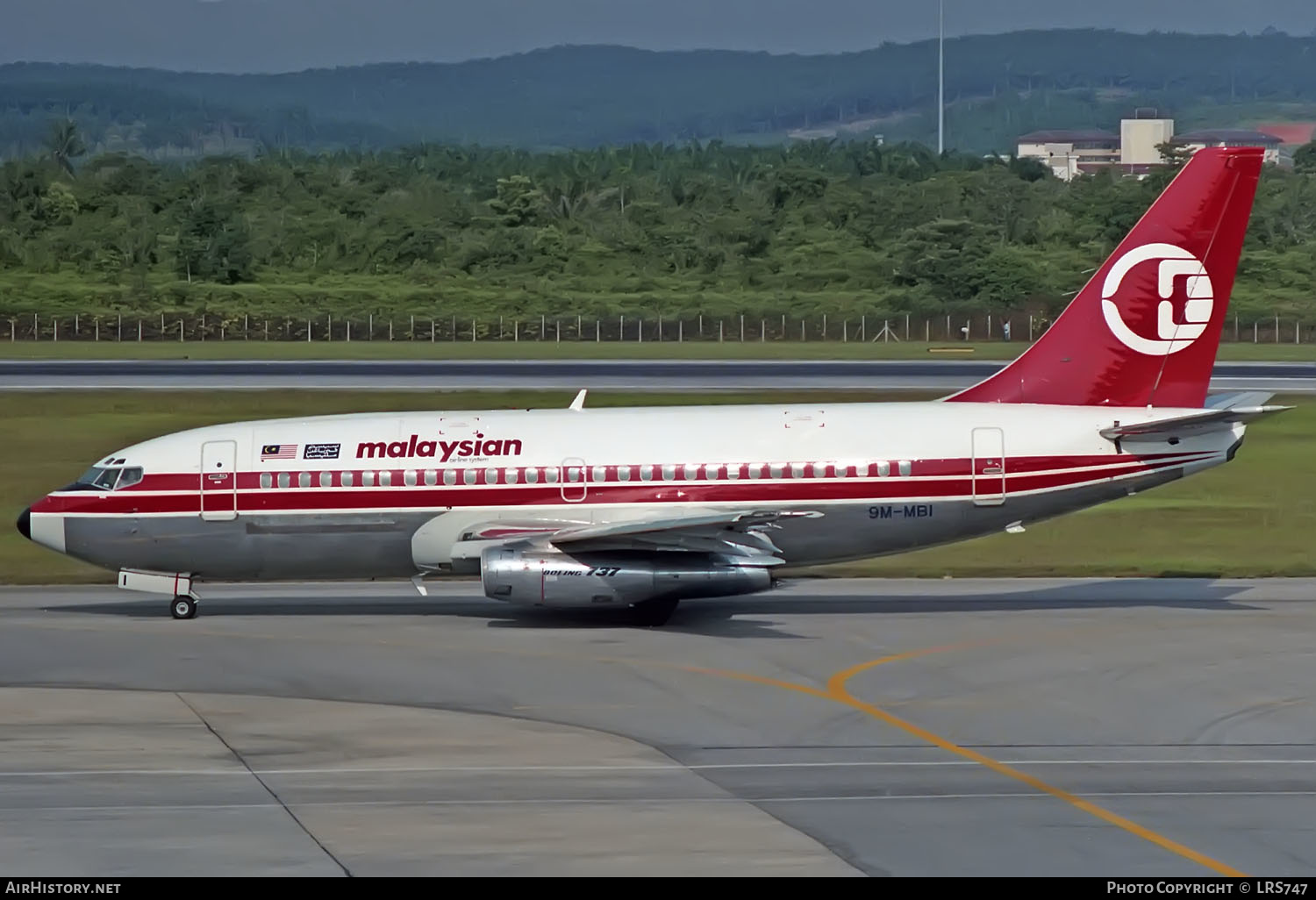 Aircraft Photo of 9M-MBI | Boeing 737-2H6C/Adv | Malaysian Airline System - MAS | AirHistory.net #370412