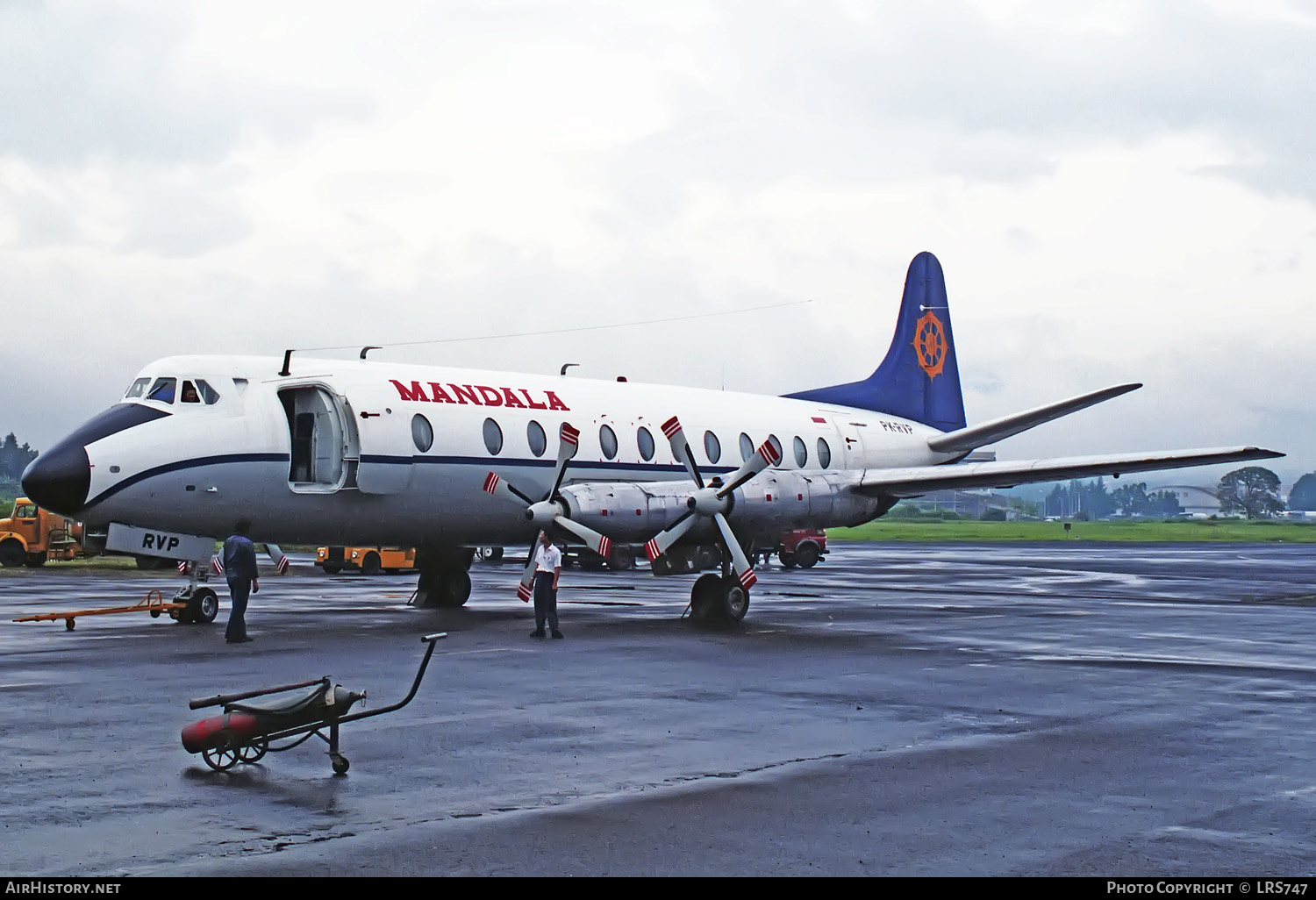 Aircraft Photo of PK-RVP | Vickers 832 Viscount | Mandala Airlines | AirHistory.net #370449