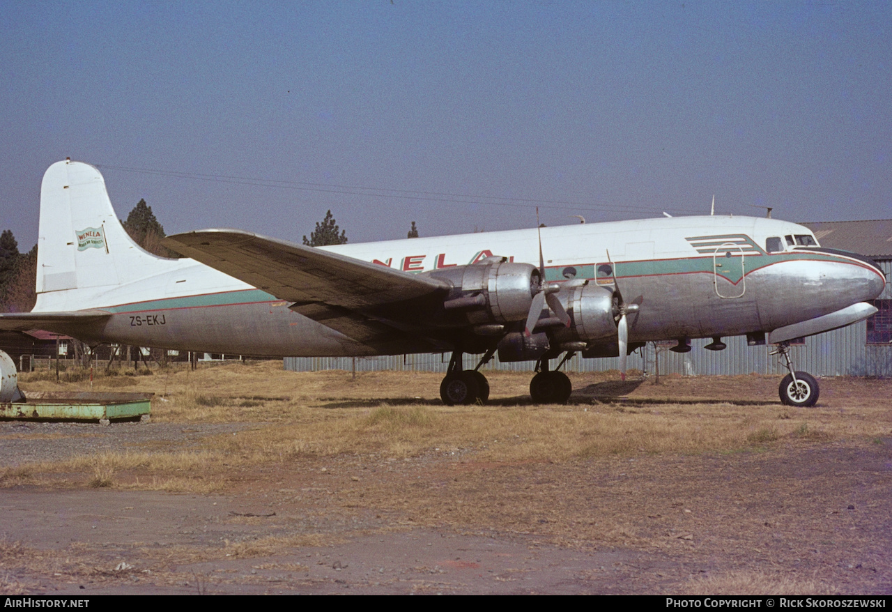 Aircraft Photo of ZS-EKJ | Douglas C-54B Skymaster | Wenela Air Services | AirHistory.net #370452