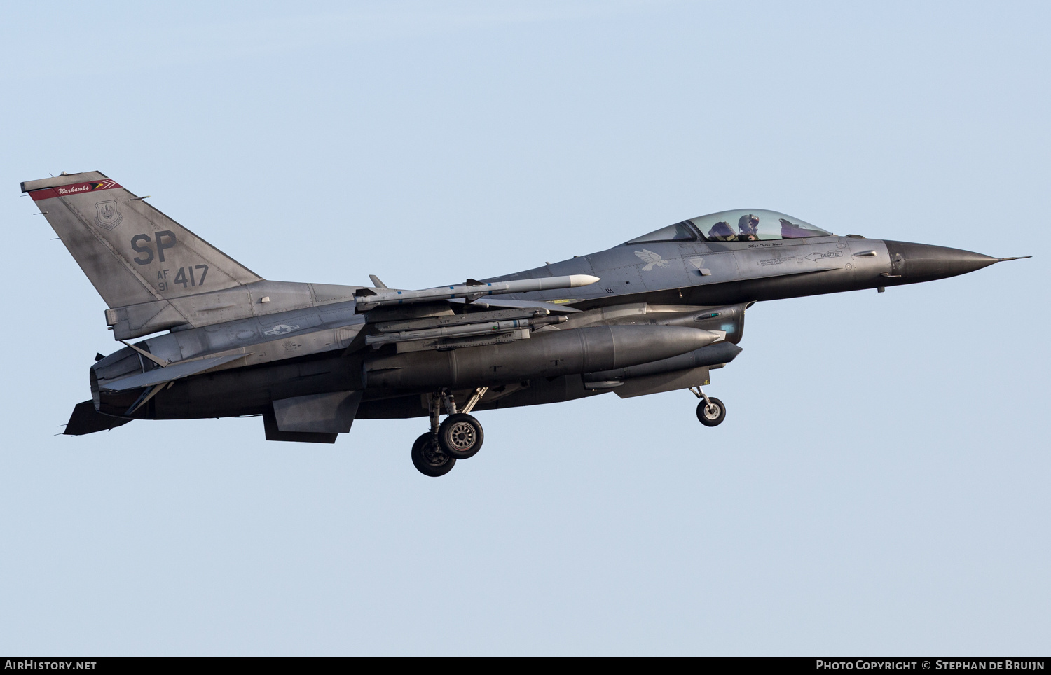 Aircraft Photo of 91-0417 / AF91-417 | General Dynamics F-16CM Fighting Falcon | USA - Air Force | AirHistory.net #370453