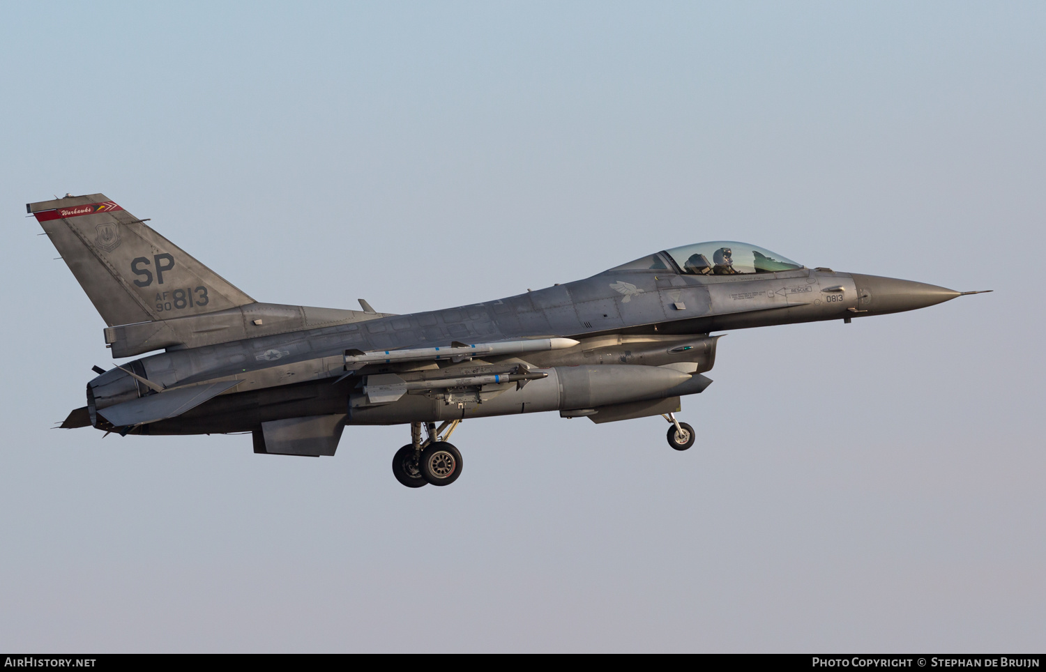 Aircraft Photo of 90-0813 / AF90-813 | Lockheed F-16CJ Fighting Falcon | USA - Air Force | AirHistory.net #370456