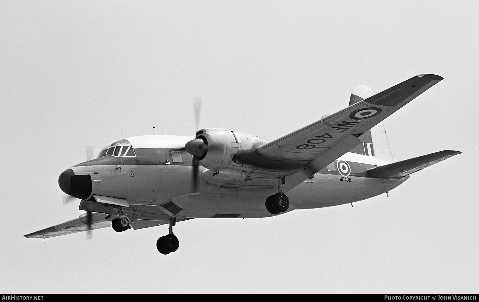 Aircraft Photo of WF408 | Vickers 668 Varsity T.1 | UK - Air Force | AirHistory.net #370461