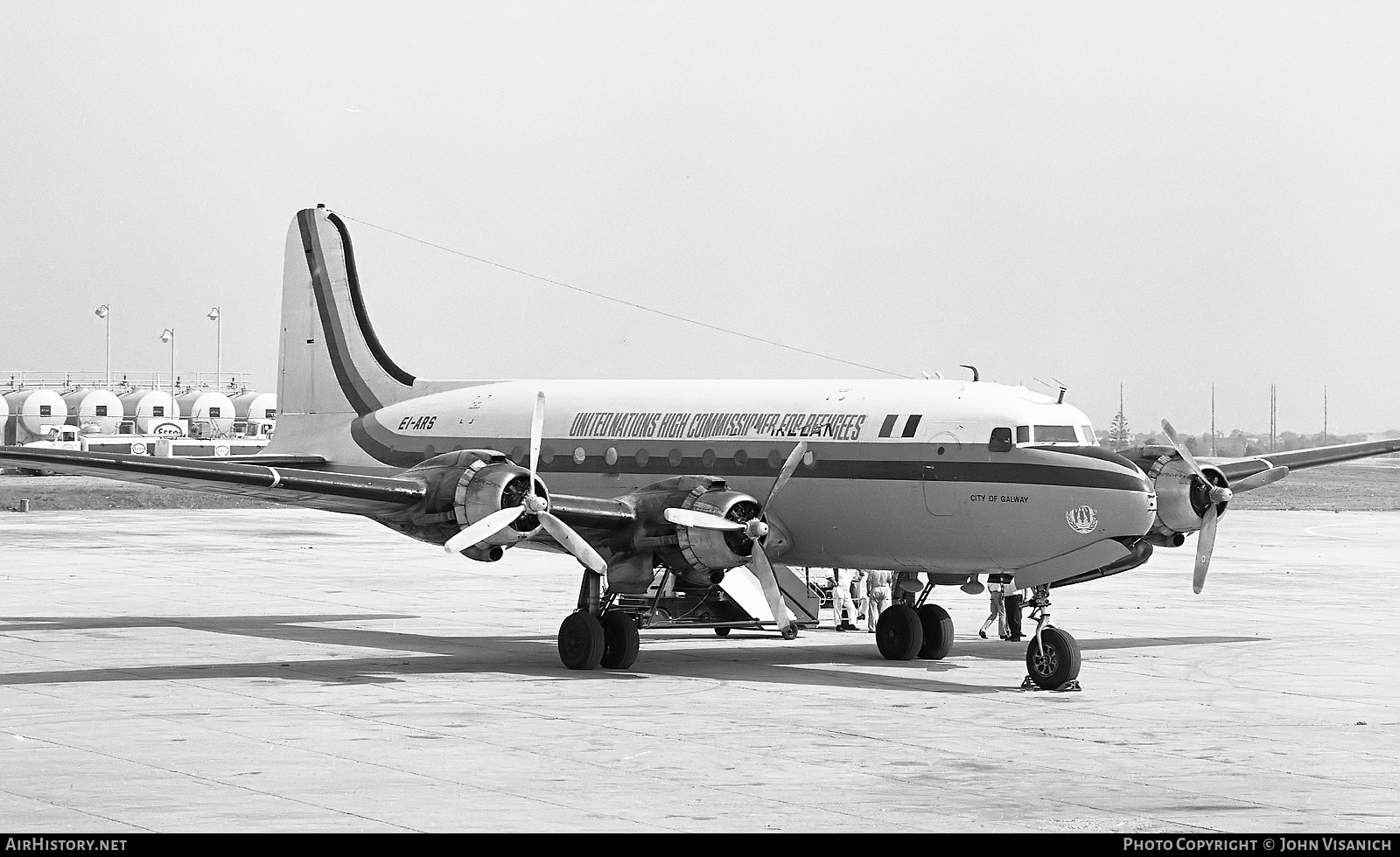 Aircraft Photo of EI-ARS | Douglas C54E-DC | United Nations | AirHistory.net #370469