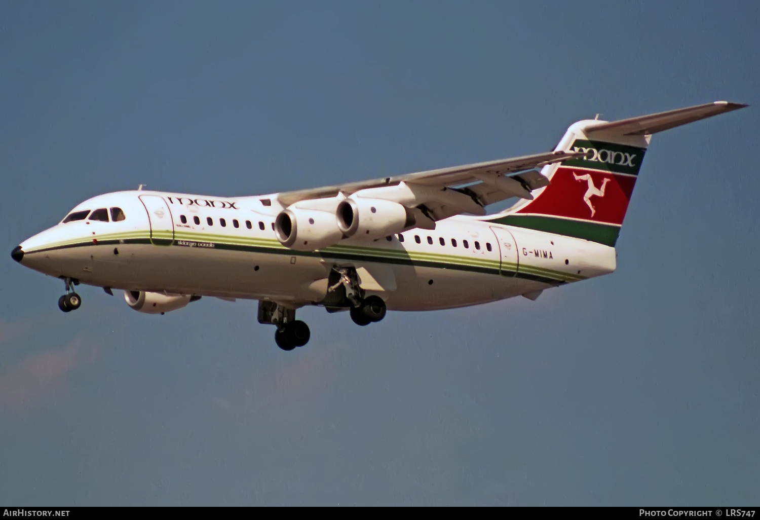 Aircraft Photo of G-MIMA | British Aerospace BAe-146-200 | Manx Airlines | AirHistory.net #370491