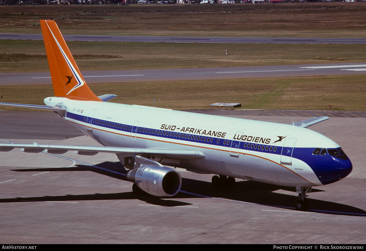 Aircraft Photo of ZS-SDC | Airbus A300B2K-3C | South African Airways | AirHistory.net #370493