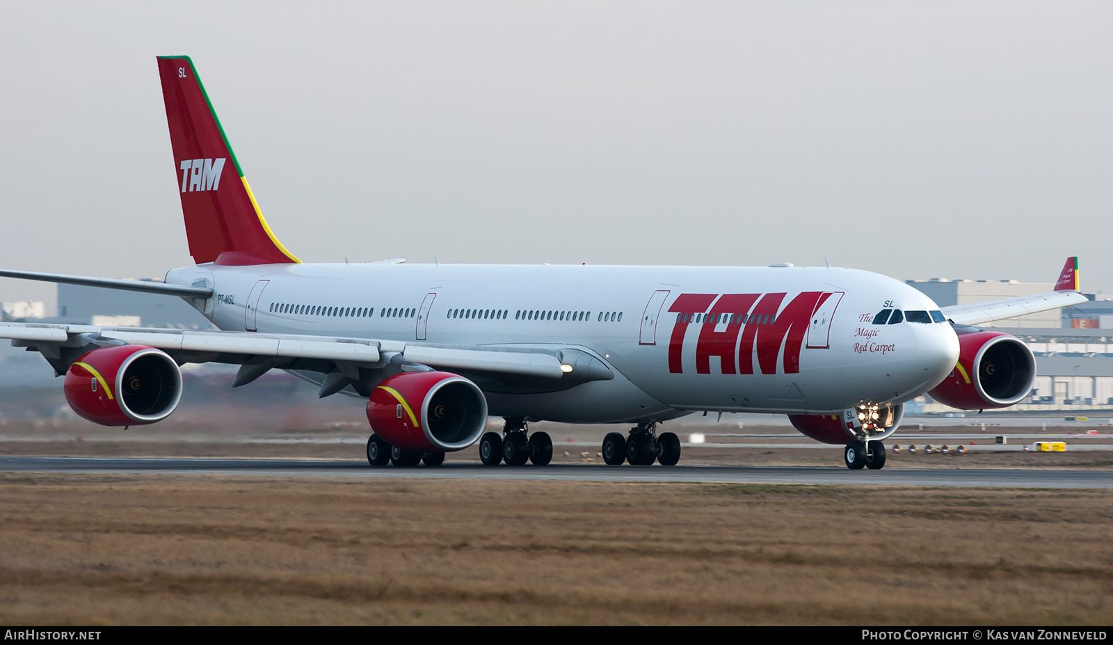 Aircraft Photo of PT-MSL | Airbus A340-541 | TAM Linhas Aéreas | AirHistory.net #370501