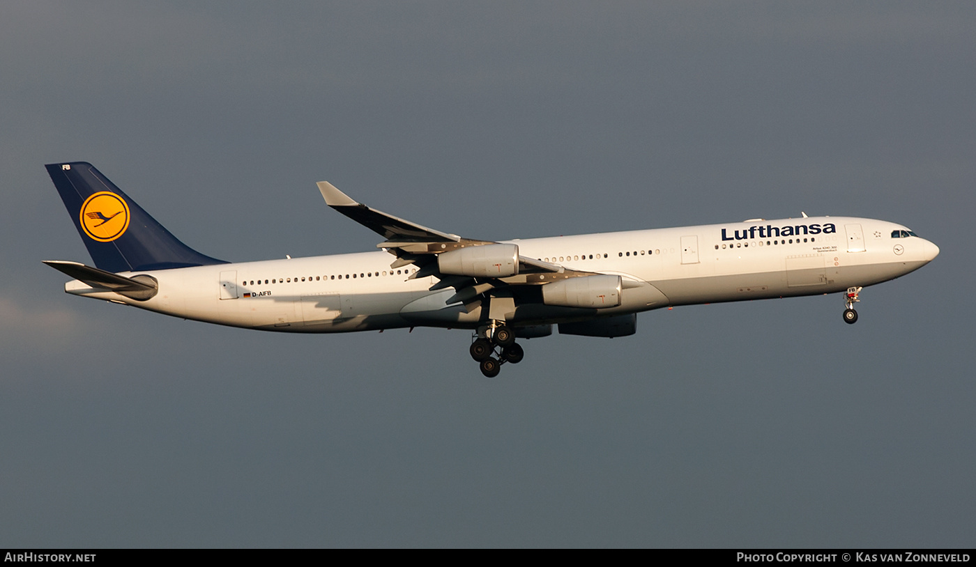 Aircraft Photo of D-AIFB | Airbus A340-313 | Lufthansa | AirHistory.net #370502