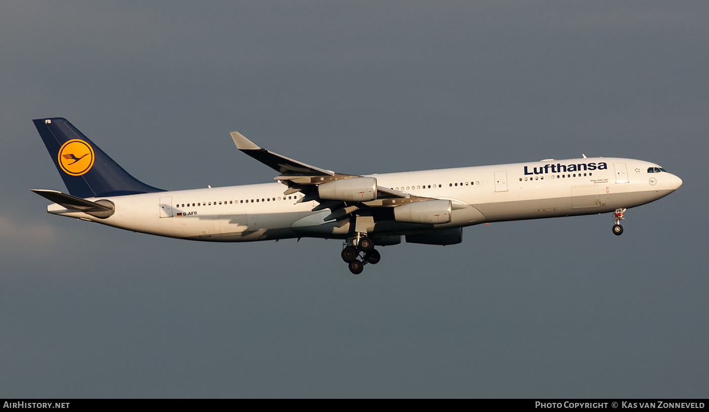 Aircraft Photo of D-AIFB | Airbus A340-313 | Lufthansa | AirHistory.net #370502