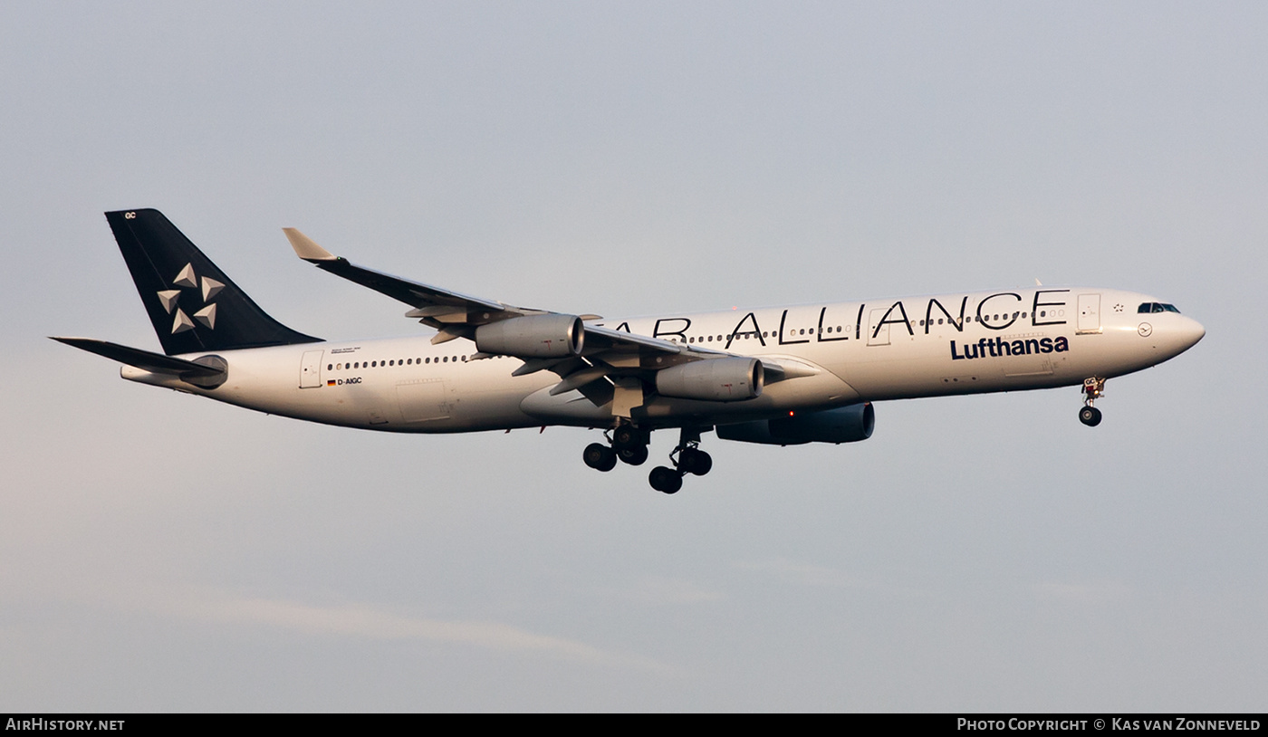 Aircraft Photo of D-AIGC | Airbus A340-311 | Lufthansa | AirHistory.net #370512