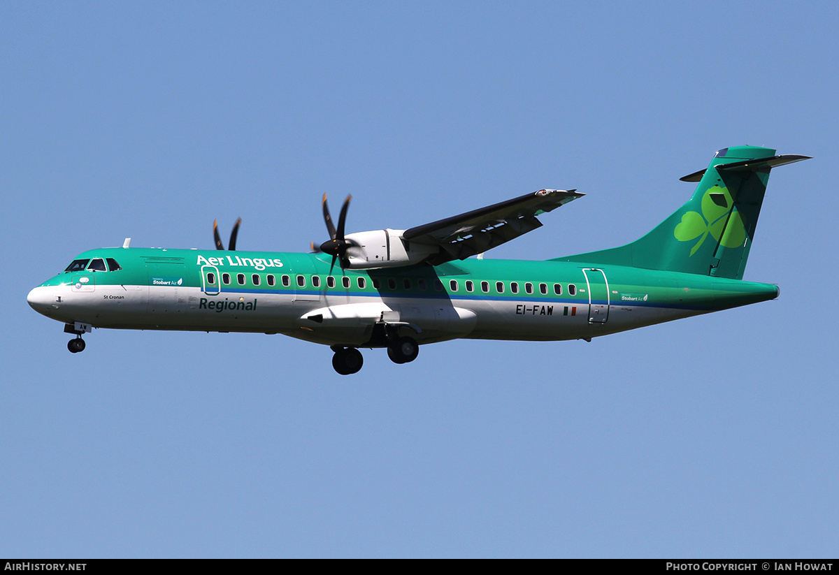 Aircraft Photo of EI-FAW | ATR ATR-72-600 (ATR-72-212A) | Aer Lingus Regional | AirHistory.net #370521