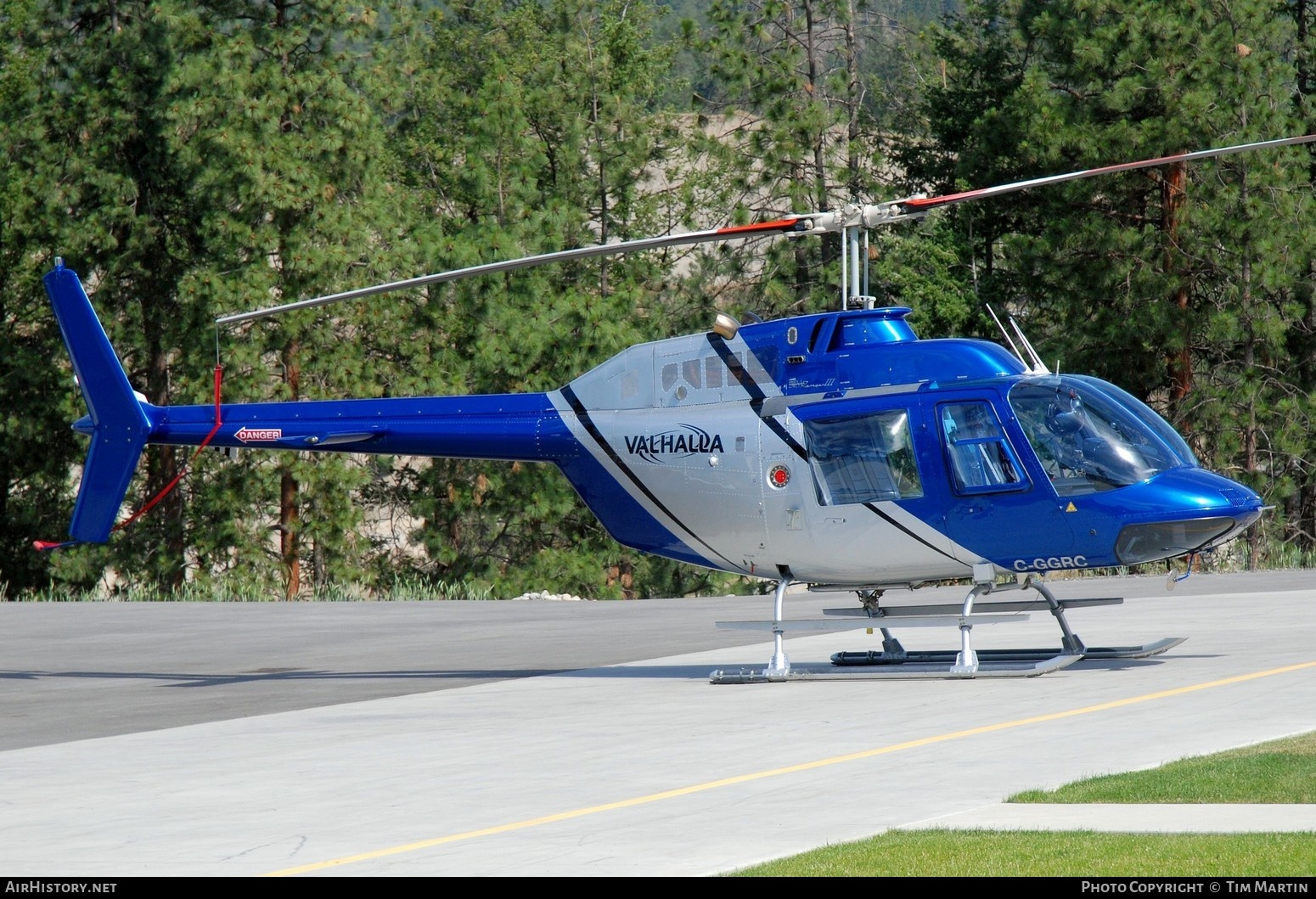 Aircraft Photo of C-GGRC | Bell 206B-3 JetRanger III | Valhalla Helicopters | AirHistory.net #370547