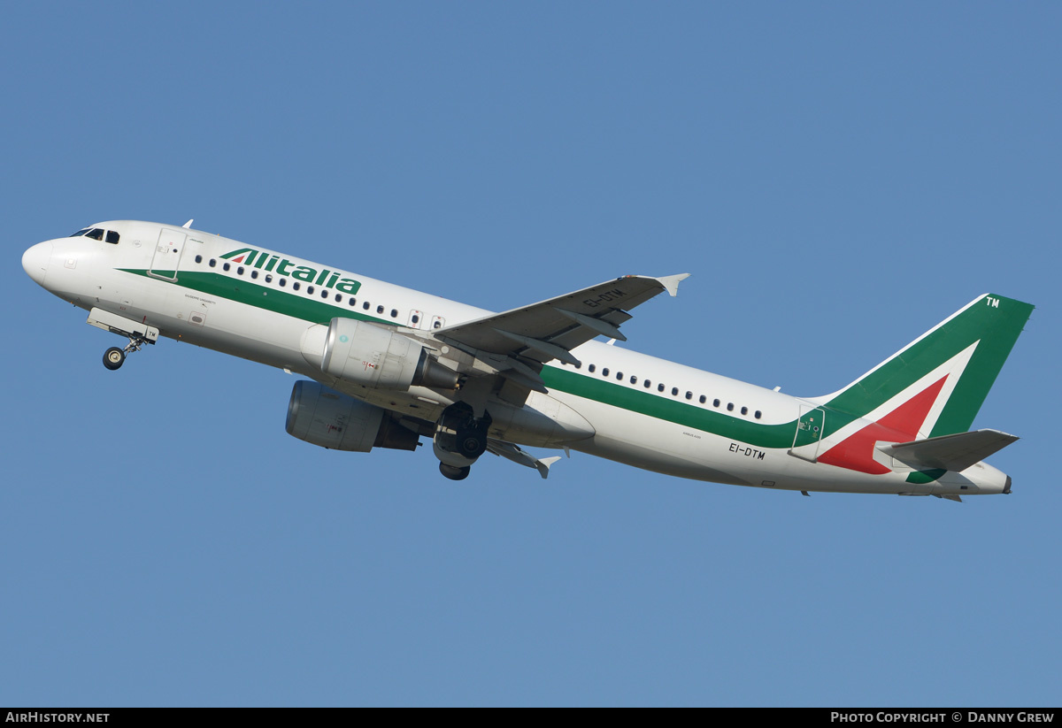 Aircraft Photo of EI-DTM | Airbus A320-216 | Alitalia | AirHistory.net #370602