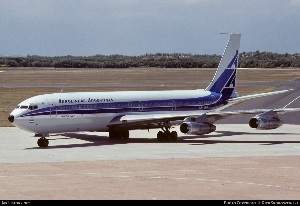 Aircraft Photo of LV-JGR | Boeing 707-387C | Aerolíneas Argentinas | AirHistory.net #370655