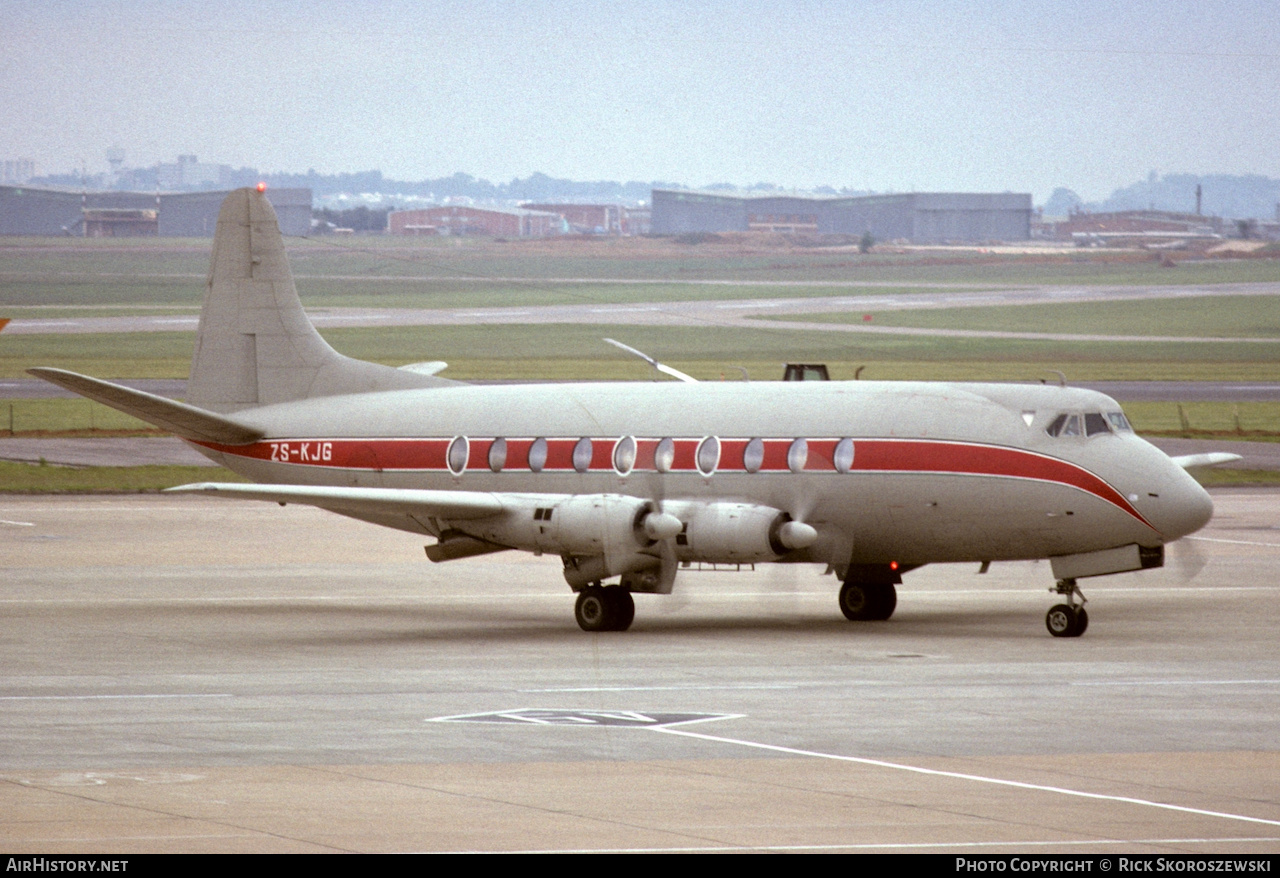 Aircraft Photo of ZS-KJG | Vickers 754D Viscount | AirHistory.net #370690
