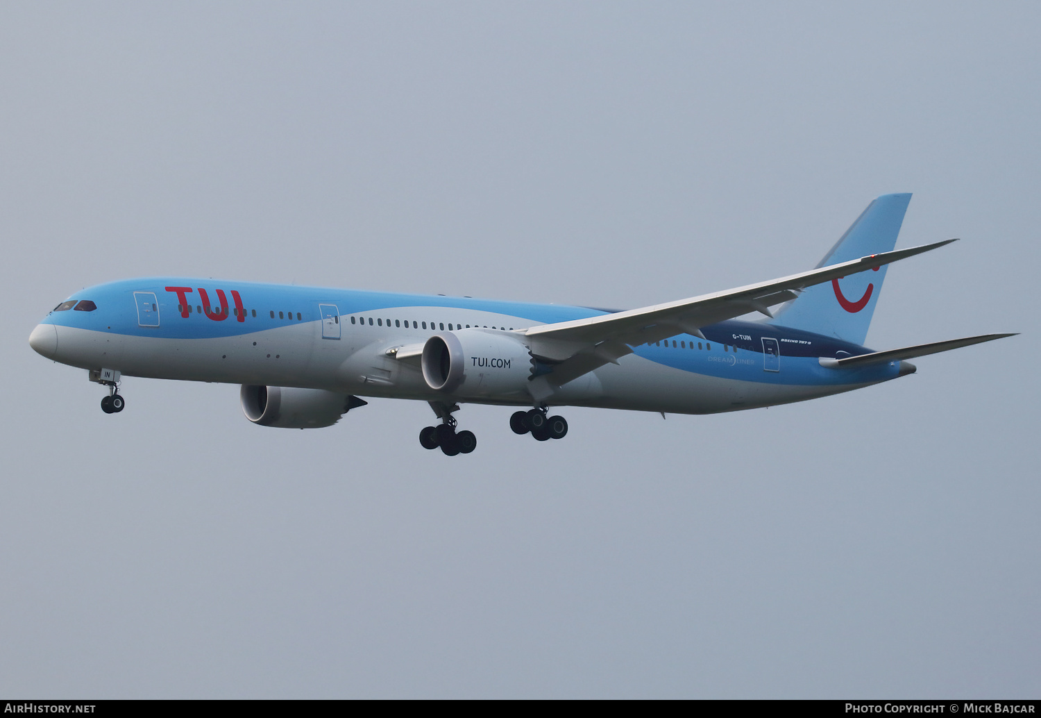 Aircraft Photo of G-TUIN | Boeing 787-9 Dreamliner | TUI | AirHistory.net #370697