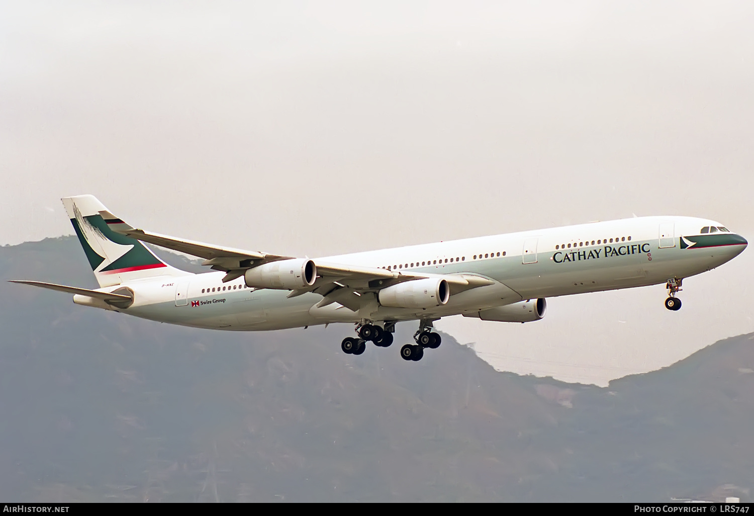Aircraft Photo of B-HXE | Airbus A340-313X | Cathay Pacific Airways | AirHistory.net #370701